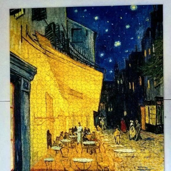 2🧩$18 Ravensburger1500 Piece Jigsaw Puzzle Vincent van Gogh 23.5" x 31.5" - Picture 2 of 5